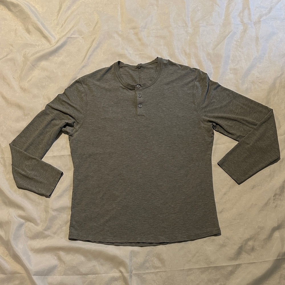 Lululemon Henley Long Sleeve Tee Sz L